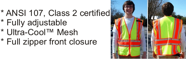 Standard Ultra-Cool™ Mesh Class 2 Vests