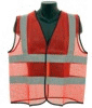 Super Saver Orange Mesh Vest